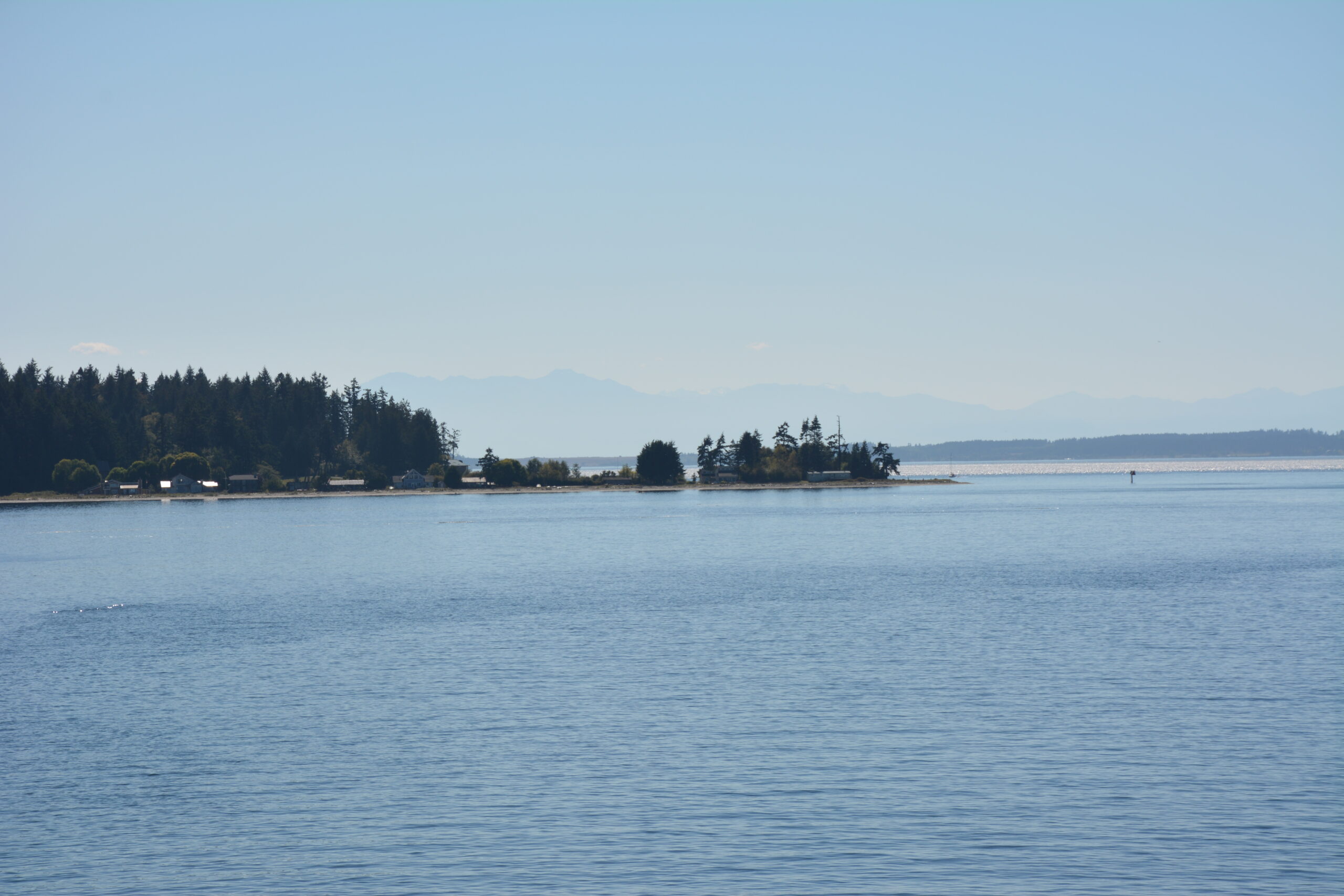 Crystal Blue Water and Orange Sunsets over Lake Washington